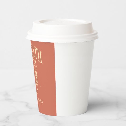 Grappig Tot De Dood Doen Ons Feest Bruiloftspapier Papieren Bekers (Links)