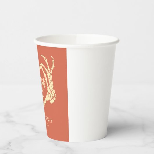 Grappig Tot De Dood Doen Ons Feest Bruiloftspapier Papieren Bekers (Links)