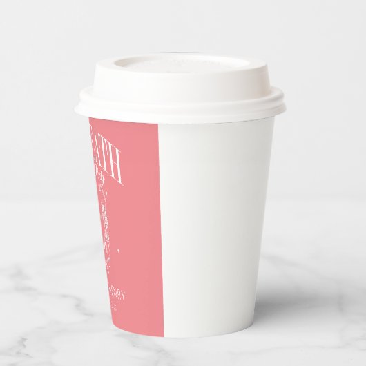 Grappig Tot De Dood Doen Ons Feest Bruiloftspapier Papieren Bekers (Links)