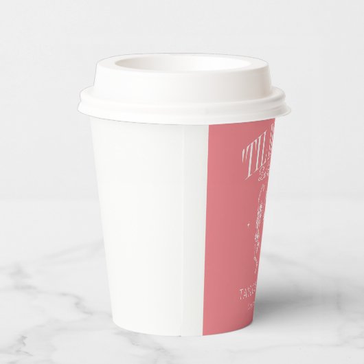 Grappig Tot De Dood Doen Ons Feest Bruiloftspapier Papieren Bekers (Rechts)