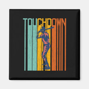 Grappig Touchdown Honkbal Football Shirt Gemengde Magneet