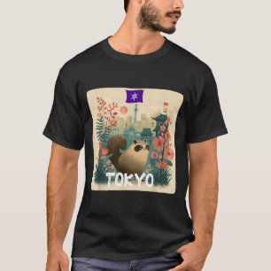 Grappig Toxyko dier wasbeer kostuum voor jongens e T-shirt