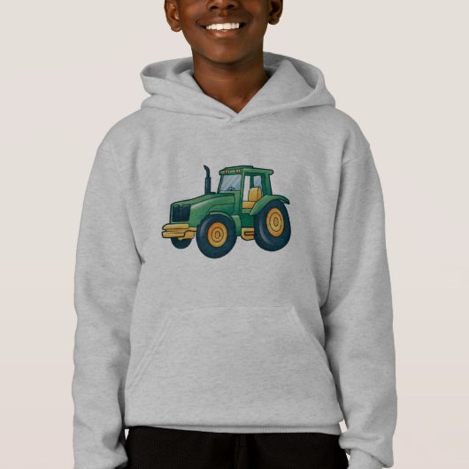 Grappig Tractor Cartoon Ontwerp (Voorkant)