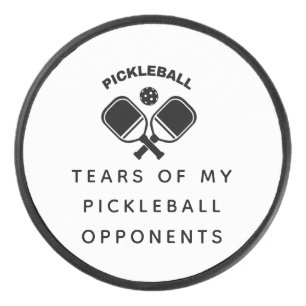 Grappig tranen van mijn Pickleball-tegenhangers Ty Hockey Puck