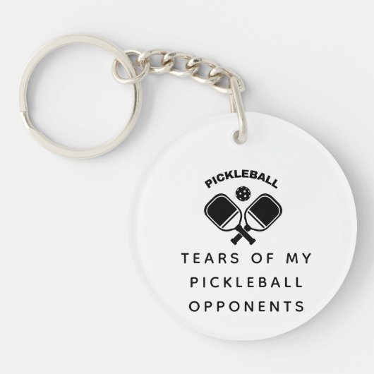 Grappig tranen van mijn Pickleball-tegenhangers Ty Sleutelhanger (Voorkant)