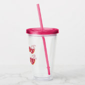 Grappig Trashy & Sassy Quote Roze Acryl Drinkbeker (Links)