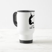 Grappig Travel Mug jij personaliseert me vandaag. Reisbeker (Voorkant links)