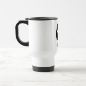 Grappig Travel Mug jij personaliseert me vandaag. Reisbeker (Links)