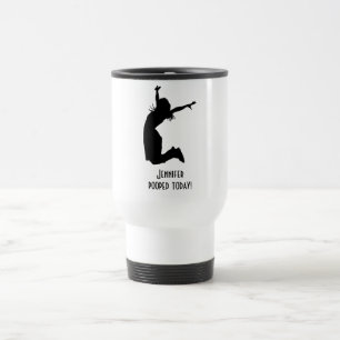 Grappig Travel Mug jij personaliseert me vandaag. Reisbeker