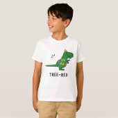Grappig Tree-Rex Christmas T-shirt (Voorkant volledig)