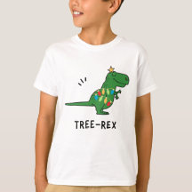 Grappig Tree-Rex Christmas T-shirt