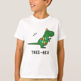 Grappig Tree-Rex Christmas T-shirt