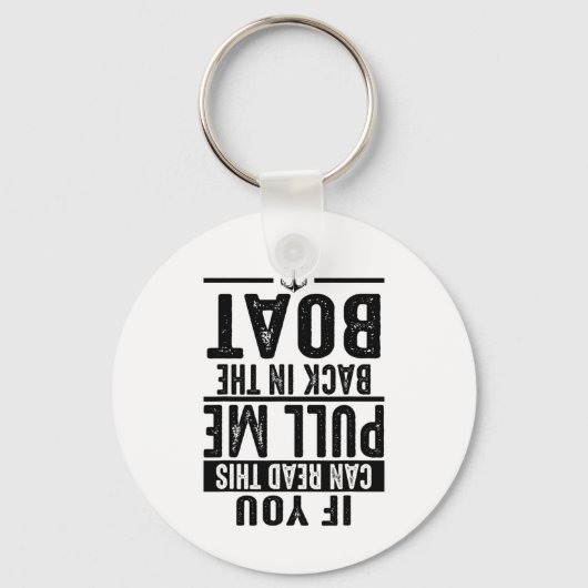 Grappig Trek Me Terug In De Boot Cool Meer Bootvar Sleutelhanger (Voorkant)