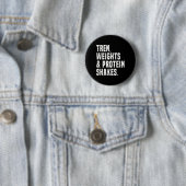 Grappig Trenbolone Ronde Button 5,7 Cm (In situ)