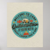 Grappig Trendy RV Camping Wall Art Poster (Voorkant)