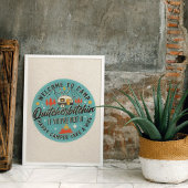 Grappig Trendy RV Camping Wall Art Poster