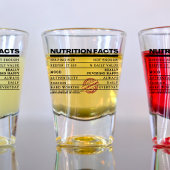 Grappig Trendy Script  Typografie Shot glass Shot Glas