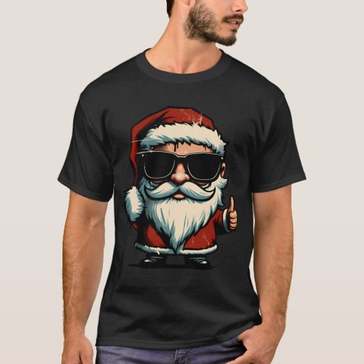 Grappig Trendy Sinterklaas Retro T-shirt (Voorkant)
