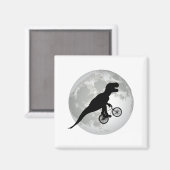 Grappig Trex Vliegende Maan Ontwerp Magneet (Voorkant / Achterkant)