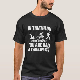 Grappig Triathlon Liefhebber Ontwerp Triatleet Har T-shirt