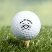 Grappig triest verloren golfballen (Insitu Shirt)