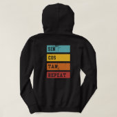 Grappig trigonometrisch ontwerp | Wiskunde Student Hoodie (Design achterkant)