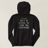 Grappig Trigonometry Teacher Gift | Terug naar sch Hoodie (Design achterkant)