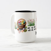 Grappig Trio van Paashaas Mok (Voorkant links)