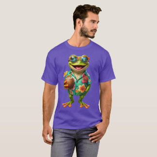 Grappig Tropische Kikker Hawaïaans Shirt Grafische