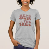 Grappig Trouwejurk T-shirt voor de Bruid (Voorkant)