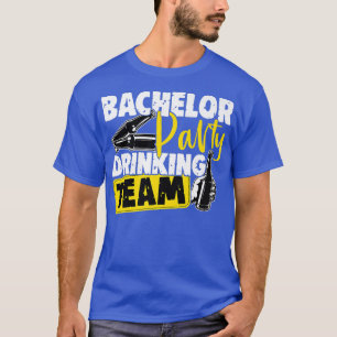Grappig trouwfeest vrijgezellenfeest bruidegom dri t-shirt
