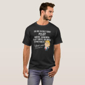 Grappig Trump 2020 echt geweldig Pilot Gift Shirt (Voorkant volledig)