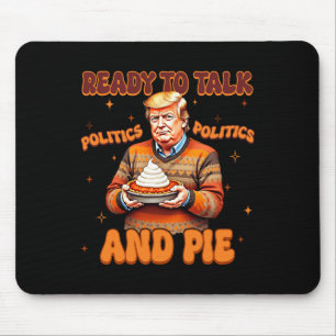Grappig Trump 2024 klaar om politiek te praten en Muismat