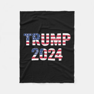 Grappig  Trump 2024 Verkiezingsgeschenk Mannen Vro Fleece Deken