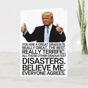 Grappig Trump Afstuderen Kaart