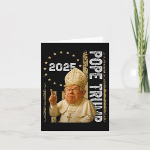 Grappig Trump als Vaticaanse Kerk Paus Trump Grapp Kaart