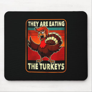 Grappig Trump Amerikaans Shirt dat ze Turkije eten Muismat
