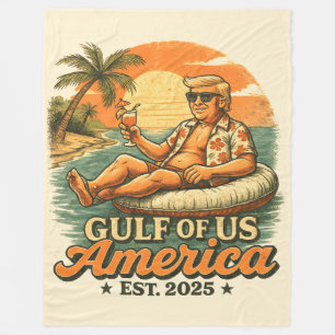 Grappig Trump Amerika's Golf 2025 Fleece Deken