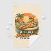  Grappig Trump Amerika's Golf 2025 Golfhanddoek (Insitu)