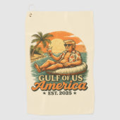  Grappig Trump Amerika's Golf 2025 Golfhanddoek (Voorkant)