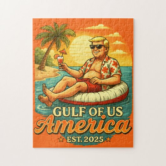  Grappig Trump Amerika's Golf 2025 Legpuzzel (Verticaal)