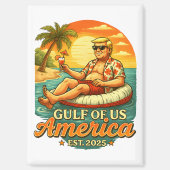 Grappig Trump Amerika's Golf 2025 Magneet (Voorkant)