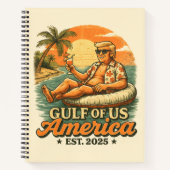 Grappig Trump Amerika's Golf 2025 Notitieboek (Voorkant)