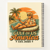 Grappig Trump Amerika's Golf 2025 Notitieboek (Achterkant)