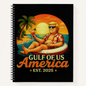  Grappig Trump Amerika's Golf 2025 Notitieboek (Voorkant)