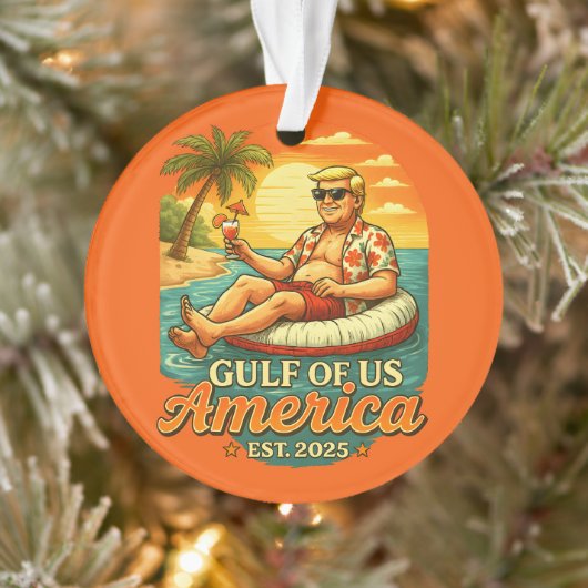  Grappig Trump Amerika's Golf 2025 Ornament (Boom)
