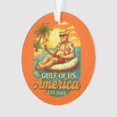  Grappig Trump Amerika's Golf 2025 Ornament (voorkant)
