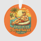  Grappig Trump Amerika's Golf 2025 Ornament (voorkant)