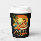  Grappig Trump Amerika's Golf 2025 Papieren Bekers (Achterkant)