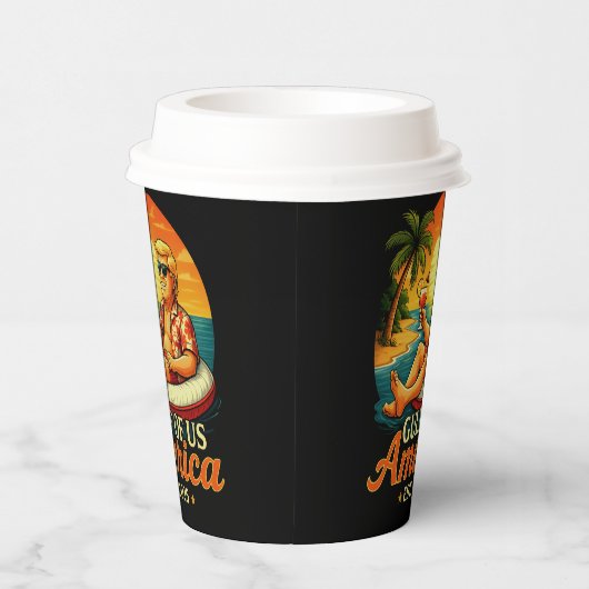  Grappig Trump Amerika's Golf 2025 Papieren Bekers (Rechts)